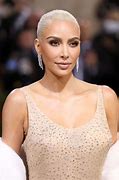 Image result for Kim Kardashian Platinum Blonde Hair