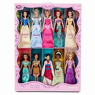 Image result for Disney Princess Barbie Dolls Set
