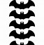 Image result for Bat Template Printable 3D Black