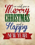 Image result for Merry Christmas and Happy New Year Blank Card