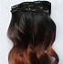 Image result for Ombre Clip in Hair Extensions