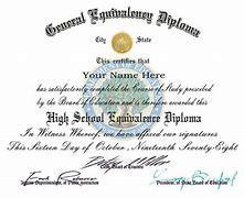 Image result for Authentic Fake Free Printable GED Certificate