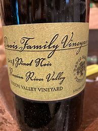 Image result for Davis Family Pinot Noir Russian River Valley