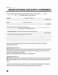 Image result for Supplier Agreement Sample