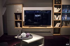 Image result for Living Room with TV and Sofa for Small House