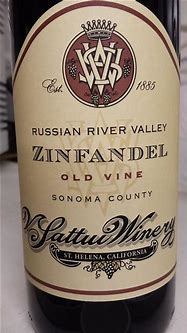 Image result for V Sattui Zinfandel