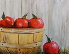 Image result for apples bushels paint