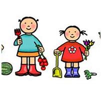 Image result for Kids Gardening Clip Art