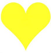 Image result for Yellow 3D Heart