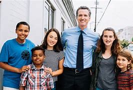 Image result for Governor Gavin Newsom and Family