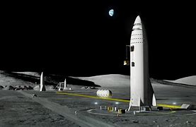 Image result for SpaceX Moon Art