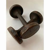 Image result for Cast Iron Dumbbell Weights