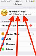 Image result for iCloud Settings On iPhone 8