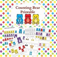 Image result for Counting Bears Template