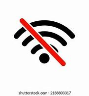 Image result for Wi-Fi Not Working Icon