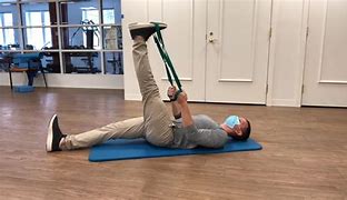 Image result for Yoga Strap Hamstring Stretch