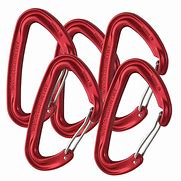 Image result for Red Small Wire Gate Carabiner