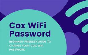 Image result for Cox How to Change Wifi Password
