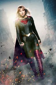 Image result for Melissa Benoist Supergirl Black Costume
