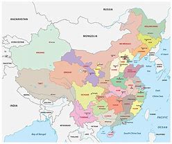 Image result for China Map with Provinces