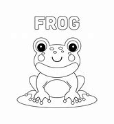 Image result for Frog Outline Drawing