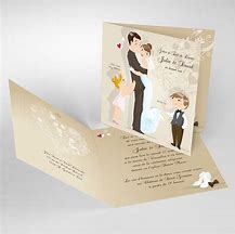 Image result for Faire Part Mariage Illustration