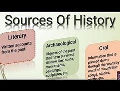 Image result for Types of Sources of History