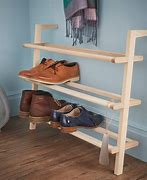 Image result for Ladder Shoe Rack DIY