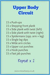 Image result for Upper Body Circuit Workout