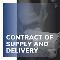 Image result for Supply and Delivery Contract