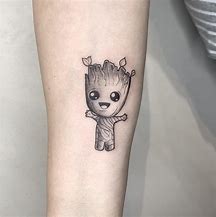 Image result for Baby Groot Tattoo Design