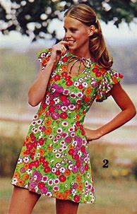 Image result for Retro Dress 70s