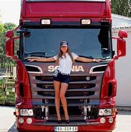 Image result for Scania Trucks and Girls