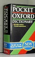 Image result for Oxford Pocket Dictionary