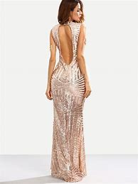 Image result for Shein Rose Gold Sequins All in One