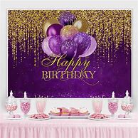 Image result for Rose Gold and Black Happy Birthday Backdrop