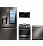 Image result for LG Black Stainless Kitchen Appliance Package