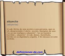 Image result for abyecto