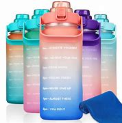 Image result for Motivational Water Bottles with Times