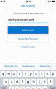 Image result for Outlook iPhone Add Account