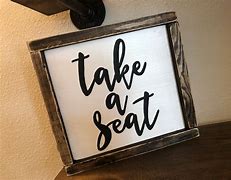Image result for Take a Seat Sign Bathroom
