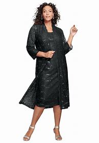 Image result for Plus Size Dresses with Jackets