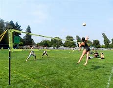 Image result for Outdoor Backyard Volleyball