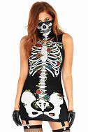 Image result for Halloween Skeleton Costume with Contact Lenses