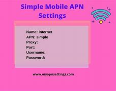 Image result for APN Simple Mobile
