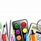 Image result for Clip Art of Artist Drawing Supplies