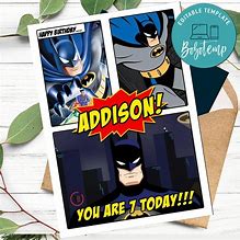 Image result for Batman 54 Birthday Card