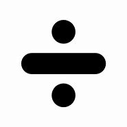Image result for Divide Symbol