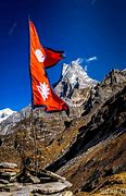 Image result for Flag of Nepal 3D