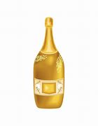 Image result for Gold Champagne Bottle Birthday Frame Clip Art